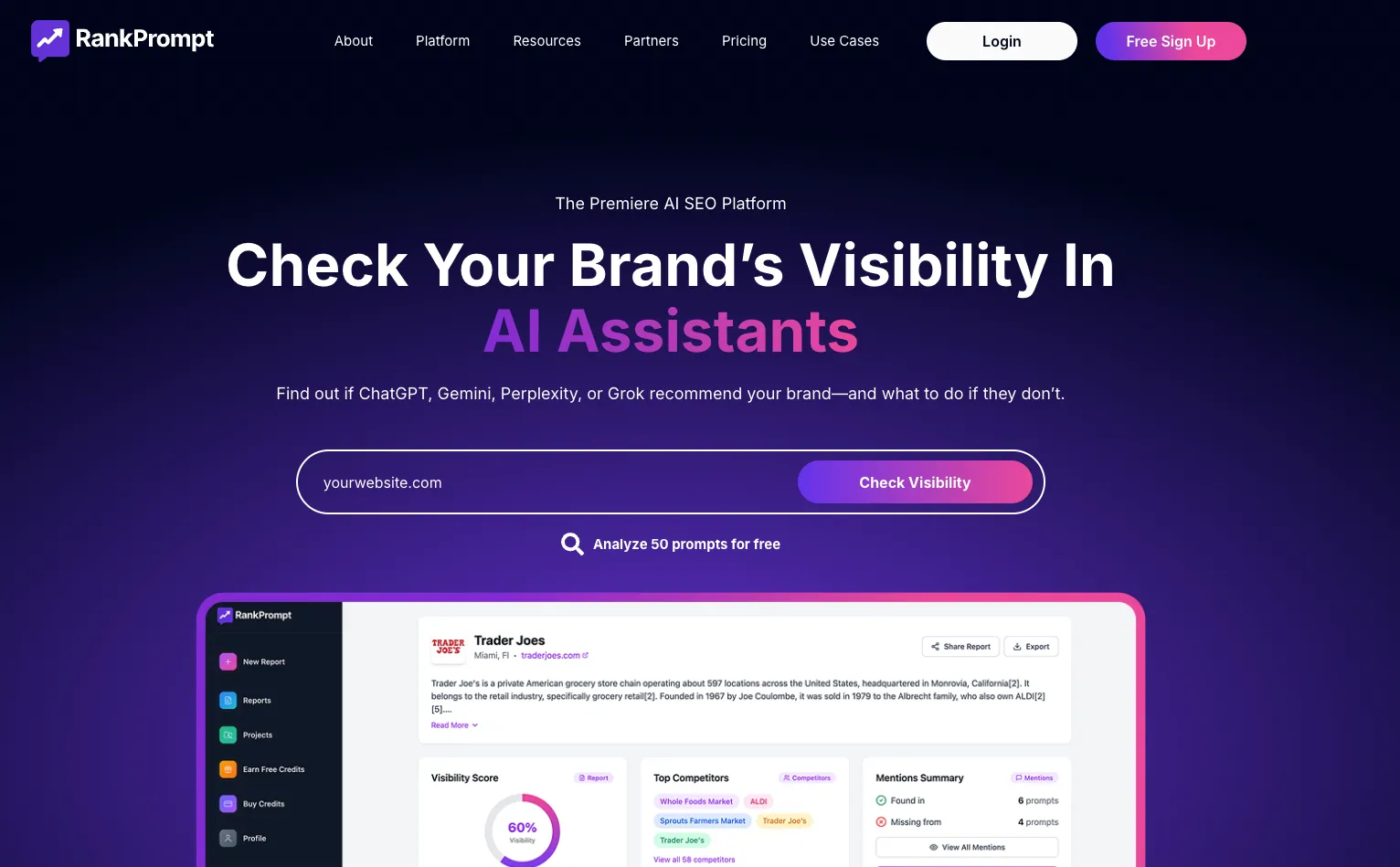 RankPrompt AI Visibility
